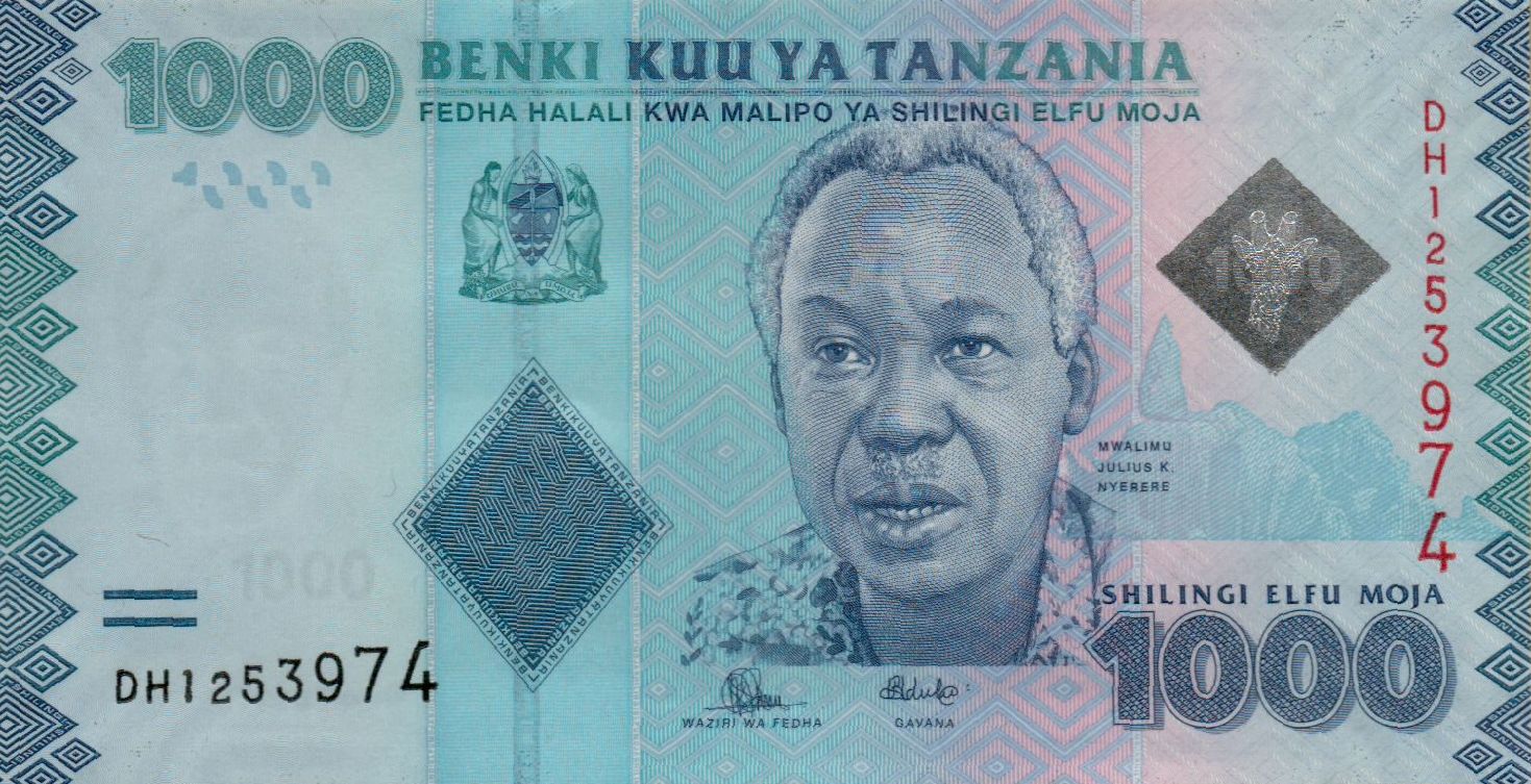 Tanzania 1000 2015 UNC P-41/b
